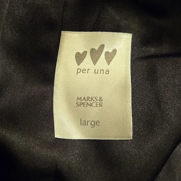 🌞Host Pick🌞Marks & Spencer Per Una Faux Fur Swing Jacket L - Picture 6 of 10